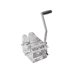Fulton Trailer Winch Two-Speed 2,600 lbs Capacity No Strap Clear Zinc 5 Year Warranty - 142410 Boat Winch