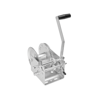 Fulton Trailer Winch Two-Speed 3200 lbs Capacity No Strap Black Finish 5 Year Warranty - 142420 Boat Winch Fulton Trailer Winch Two-Speed 3200 lbs Capacity No Strap Black Finish