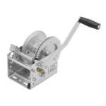 Fulton Trailer Winch Two-Speed 3,200 lbs Capacity 20 ft Strap Clear Zinc 5 Year Warranty - 142423 Boat Winch