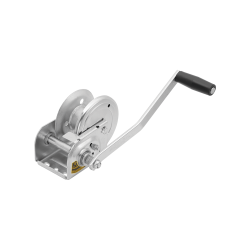 Fulton Brake Winch 1,000 lbs Capacity No Strap Deluxe Clear Zinc 5 Year Warranty - 143005 Boat Winch