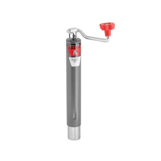 150000 BULLDOG Round Trailer Jack No Mount 2000 lbs. Lift Capacity Top Wind Weld-On 10 inch Travel Bulldog 2,000 lbs. Round Trailer Jack Topwind 10" Lift - No Foot - No Mount