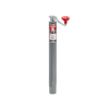 Bulldog 2K Trailer Jack 10" Lift No Mount Gray Powdercoat Inner and Outer Tube Topwind Round Jack Corrosion Resistant 5 Year Warranty