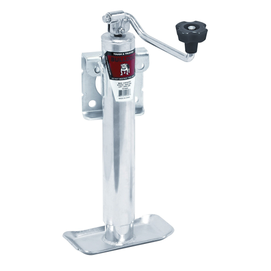 Bulldog 2K Topwind Snap Ring Swivel Trailer Jack Bulldog 2K Topwind Snap Ring Swivel Trailer Jack, Corrosion Resistant Zinc Coating