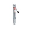 Bulldog 3,000 lbs. Round A-Frame Trailer Jack Sidewind 13" Lift Zinc w/ External gear box