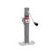 158109 BULLDOG Round Trailer Jack Side Mount 2000 lbs. Lift Capacity Side Wind Weld-On 10 inch Travel Bulldog 2,000 lbs. Round Pipe Mount Swivel Trailer Jack Sidewind 10" Lift w/ Pull Pin