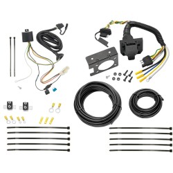 Trailer Hitch 7 Way RV Wiring Kit For 16-22 Honda Pilot Plug Prong Pin Brake Control Ready Trailer Hitch 7 Way RV Wiring Kit For 16-22 Honda Pilot Plug Prong Pin Brake Control Ready