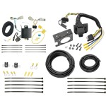 Trailer Hitch 7 Way RV Wiring Kit For 16-18 Lincoln MKX 17-20 Lincoln Continental Plug Prong Pin Brake Control Ready