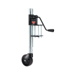 Bulldog 750 lb Rack and Gear Trailer Jack with Wheel Bulldog Rack and Gear Trailer Jack with Wheel, 750 lb Lift, Zinc Plated Post