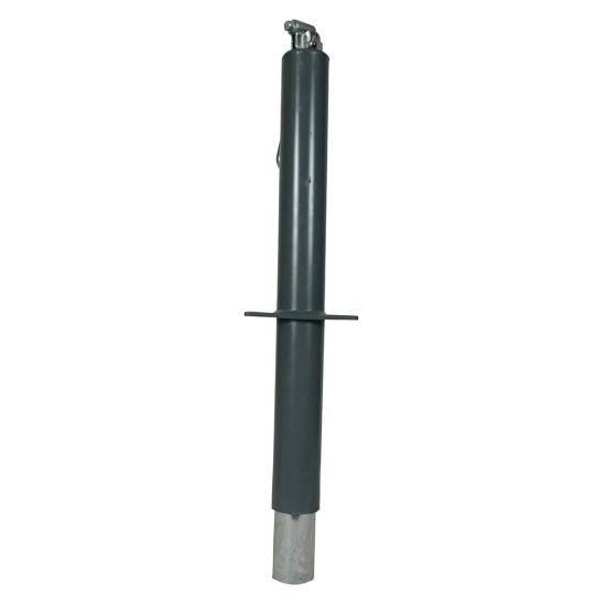 BULLDOG Round Trailer Jack, A-Frame, 5,000 lbs. Lift Capacity, Top Wind, Bolt-On, 15 in. Travel BULLDOG Round Trailer Jack, A-Frame, 5,000 lbs. Lift Capacity, Top Wind, Bolt-On, 15 in. Travel