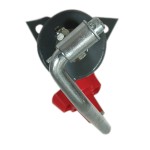 BULLDOG Round Trailer Jack, A-Frame, 5,000 lbs. Lift Capacity, Top Wind, Bolt-On, 15 in. Travel BULLDOG Round Trailer Jack, A-Frame, 5,000 lbs. Lift Capacity, Top Wind, Bolt-On, 15 in. Travel