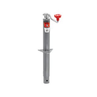 1750290317 BULLDOG Round Trailer Jack A-Frame 5000 lbs. Lift Capacity Top Wind Bolt-On 15 inch Travel Bulldog 5,000 lbs. Round A-Frame Trailer Jack Topwind 15" Lift