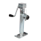 Bulldog 5K Pipe Mount Swivel Trailer Jack, Sidewind, Corrosion Resistant Zinc Finish