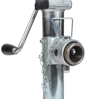 Bulldog 5K Pipe Mount Swivel Trailer Jack Sidewind Lift Bulldog 5K Pipe Mount Swivel Trailer Jack, Sidewind, Corrosion Resistant Zinc Finish