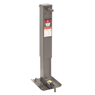 182400 BULLDOG Heavy Duty Square Trailer Jack 12000 lbs. Support Capacity Side Wind 12-1/2 inch Travel No Handle Bulldog 12,000 lbs. Square Trailer Jack Sidewind 26" Lift Drop Leg Non Spring Return