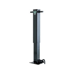 Bulldog 12,000 lbs. Square Trailer Jack Sidewind 26" Lift Drop Leg w/ Spring Return Bulldog 12,000 lbs. Square Trailer Jack Sidewind 26" Lift Drop Leg w/ Spring Return