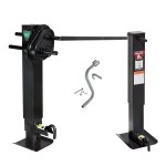 Bulldog Tandem 2-Speed 12,000 lbs Square Trailer Jack Drop Leg w/ Spring Return Traditional Gearbox 26" Lift w/ Cross Shaft and Crank Handle Bulldog Tandem 2-Speed 12,000 lbs Square Trailer Jack Drop Leg w/ Spring Return Traditional Gearbox 26" Lift w/ Cross Shaft and Crank Handle