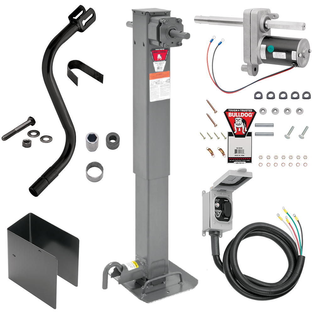 Bulldog Two Speed 12K Trailer Jack Planetary Gearbox Non