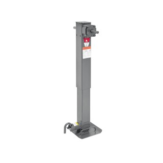 183416 BULLDOG 2-Speed Square Trailer Jack 12000 lbs. Lift Capacity Side Wind 12-1/2 inch Travel Bulldog 2-Speed 12,000 lbs Square Trailer Jack Drop Leg Non Spring Return Planetary Gearbox 26" Lift