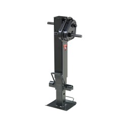 Bulldog 2-Speed 25,000 lbs Square Trailer Jack Drop Leg Sidewind 26" Lift Spring Return Bulldog 2-Speed 25,000 lbs Square Trailer Jack Drop Leg Sidewind 26" Lift Spring Return