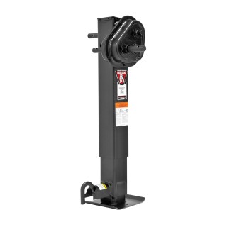 183903 BULLDOG 2-Speed Square Trailer Jack 12000 lbs. Lift Capacity Side Wind 12-1/2 inch Travel Bulldog 2-Speed 12,000 lbs Square Trailer Jack Drop Leg w/ Spring Return Traditional Gearbox 26" Lift