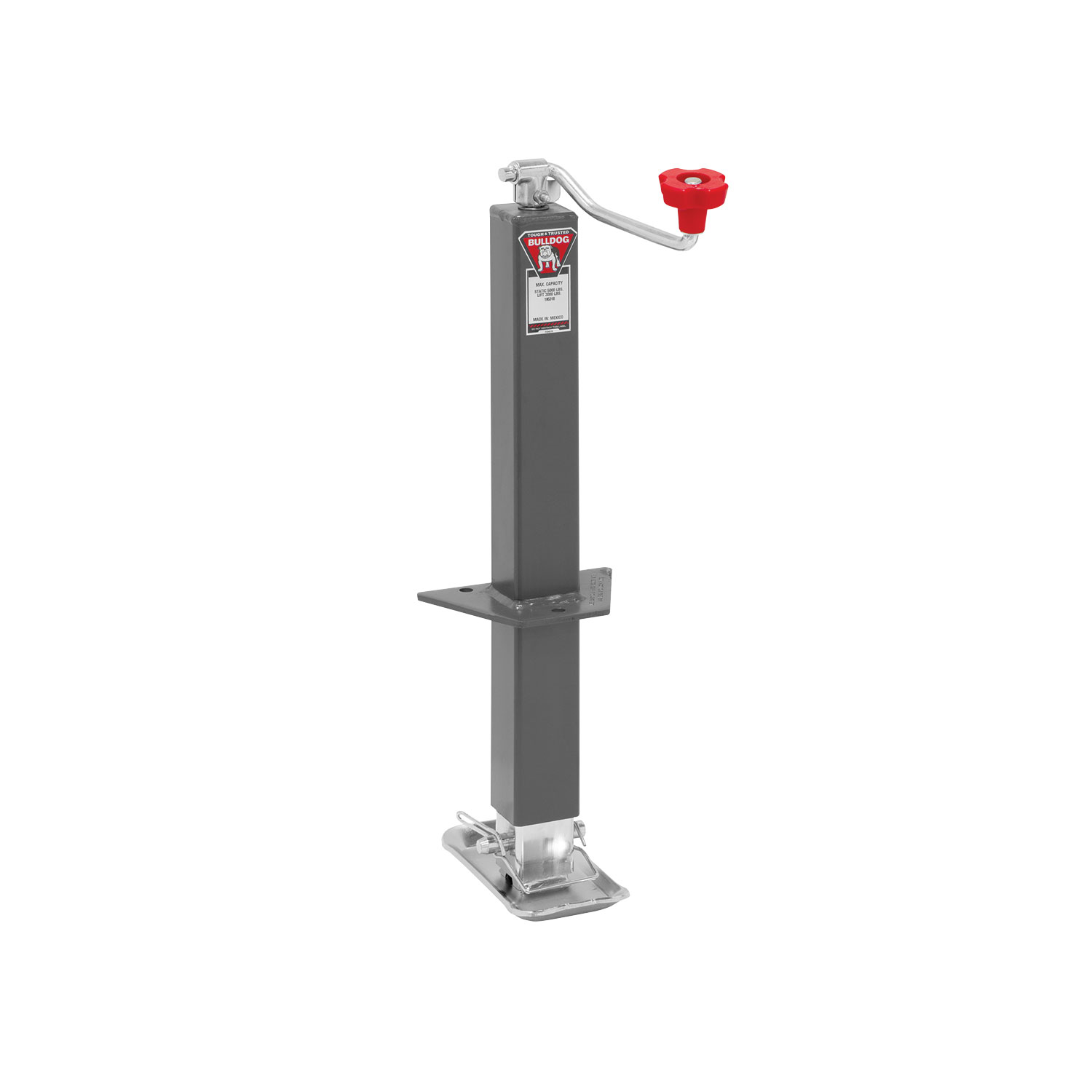【JACK】 BULLDOG | 195369 | Square Trailer Jack, No Mount, 5,000 lbs