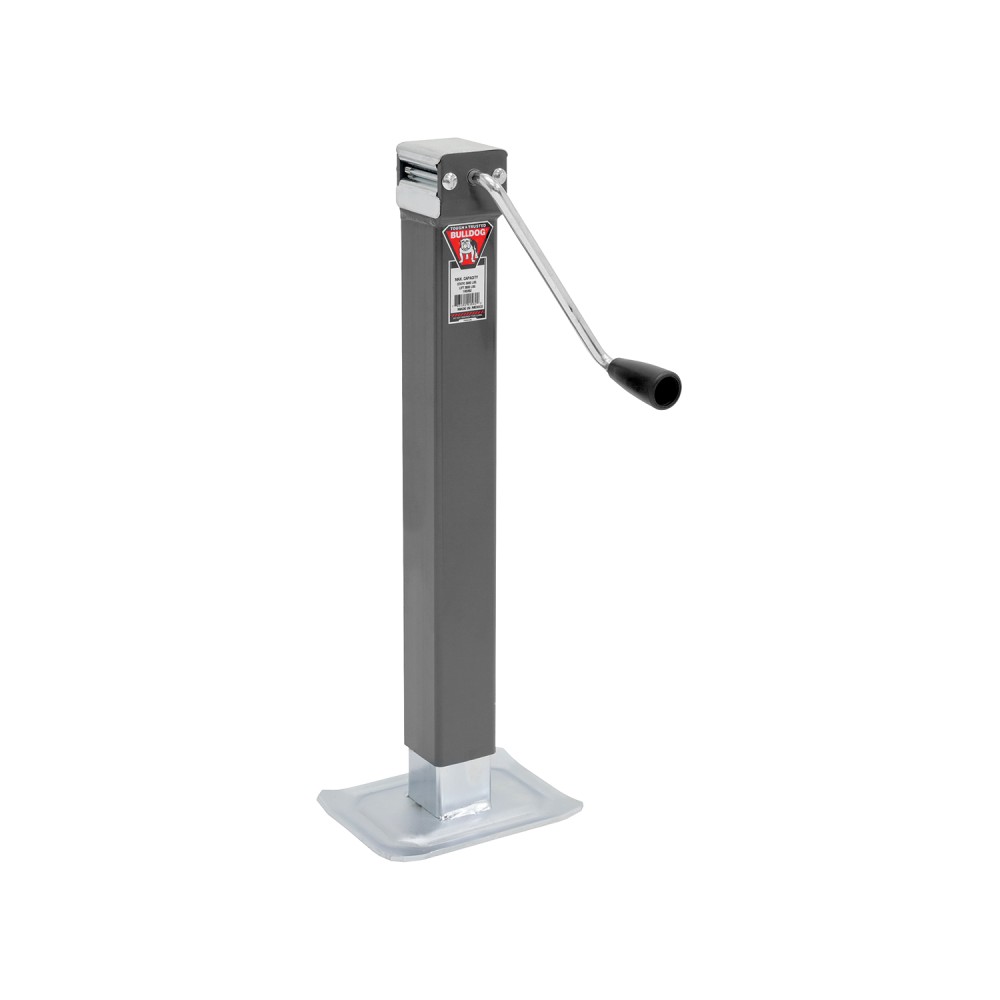 Fixed Leg Bulldog 5,000 lbs. Square Trailer Jack Sidewind