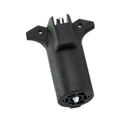 7-Way RV Round Tow Plug Harness Flat Pin to 5-Flat Adapter w/LED Lamp Out By-Pass for European Vehicles 7-Way RV Round Tow Plug Harness Flat Pin to 5-Flat Adapter w/LED Lamp Out By-Pass for European Vehicles