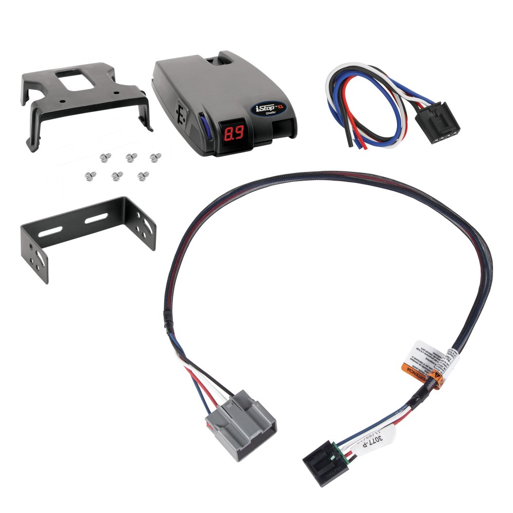 Brake Control Unit Mounting hardware and bracket Vehicle specific Plug and Play Wiring Adapter 20191 3077 Draw-Tite Trailer Brake Control 18-21 Expedition Plug Play Wiring Adapter Proportional Draw-Tite Eletric Trailer Brakes Module Box Controller 18 19 Trailer Brake Control for 18-21 Ford Expedition w/ Plug Play Wiring Adapter Proportional Draw-Tite Eletric Trailer Brakes Module Box Controller
