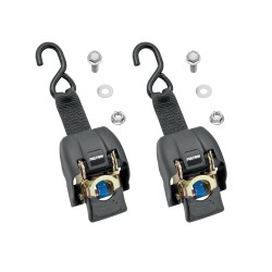 2-Pack Fulton Transom Retractable Ratchet Tie Down Straps 2 Inch x 43 Inch Zinc 833 lbs Load 2,500 lbs Break Strength Trailer Boat 2-Pack Fulton Transom Retractable Ratchet Tie Down Straps 2 Inch x 43 Inch Zinc 833 lbs Load 2,500 lbs Break Strength Trailer Boat