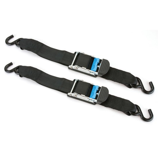 2060400 2-Pack Reese Gunwale Zinc Transom Tie Down Ratchet Straps 2 x 24 Inch Strap Retractable 833 lbs Load 2,500 lbs Break Strength Truck Trailer Boat Marine 2-Pack Reese Gunwale Zinc Transom Tie Down Ratchet Straps 2 x 24 Inch Strap Retractable 833 lbs Load 2,500 lbs Break Strength Truck Trailer Boat Marine
