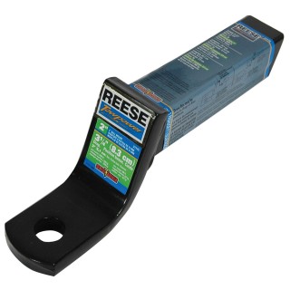 Reese 6,000 lbs Trailer Tow Hitch Ball Mount Fits 2" Receiver 3-1/4" Drop 2" Rise 9-1/2" Long 1" Ball Hole