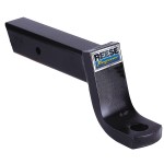 21345 Reese Towpower Trailer Hitch Ball Mount 6000 lbs. Capacity Fits 2 inch Receiver 4 inch Drop Black Reese 6,000 lbs Trailer Tow Hitch Ball Mount Fits 2" Receiver 4" Drop 2-3/4" Rise 11" Long 1" Ball Hole