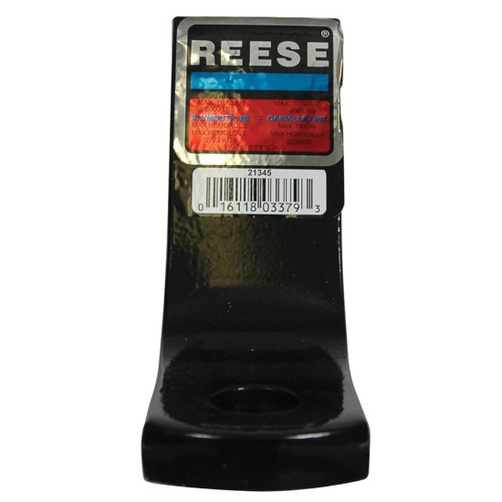 21345 Reese Towpower Trailer Hitch Ball Mount 6000 lbs. Capacity Fits 2 inch Receiver 4 inch Drop Black Reese 6,000 lbs Trailer Tow Hitch Ball Mount Fits 2" Receiver 4" Drop 2-3/4" Rise 11" Long 1" Ball Hole