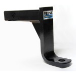 21347 Reese Towpower Trailer Hitch Ball Mount 5000 lbs. Capacity Fits 2 inch Receiver 8 inch Drop Black Reese 5,000 lbs Trailer Tow Hitch Ball Mount Fits 2" Receiver 8" Drop 6-3/4" Rise 10" Long 1" Ball Hole