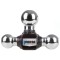21514 Reese Towpower Tri-Ball Trailer Hitch Ball Mount 10000 lbs. Capacity Fits 2 inch Receiver Black Reese Triple Ball Trailer Hitch Ball Mount Fits 2" Tow Receiver 1-7/8" 2" and 2-5/16" Balls Chrome
