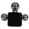 21514 Reese Towpower Tri-Ball Trailer Hitch Ball Mount 10000 lbs. Capacity Fits 2 inch Receiver Black Reese Triple Ball Trailer Hitch Ball Mount Fits 2" Tow Receiver 1-7/8" 2" and 2-5/16" Balls Chrome