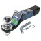 21542 Reese Towpower Interlock Trailer Hitch Ball Mount Starter Kit 6000 lbs. Capacity Fits 2 inch Receiver 2 inch Drop Black Reese 6,000 lbs Interlock Ball Mount Kit w/ 2" Ball Pin/Clip Fits 2" Trailer Tow Hitch Receiver 2" Drop 3/4" Rise 9" Long