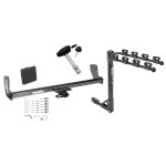 Custom Fit Trailer Hitch3 Bike Carrier Security Lock Pin Rubber Hitch Plug Cover Installation Hardware Installation Instructions 24579 1393100G 580407 2211 Draw-Tite Trailer Tow Hitch 4 Bike Rack 93-02 Toyota Corolla Chevy Geo Prizm tilt away adult or c Trailer Tow Hitch w/ 4 Bike Rack For 93-02 Toyota Corolla Chevy Geo Prizm tilt away adult or child arms fold down carrier w/ Lock and Cover