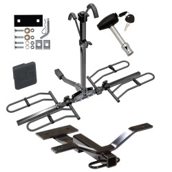 Trailer Tow Hitch For 97-05 Buick Century Pontiac Grand Prix Oldsmobile Intrigue Platform Style 2 Bike Rack w/ Hitch Lock and Cover Trailer Tow Hitch For 97-05 Buick Century Pontiac Grand Prix Oldsmobile Intrigue Platform Style 2 Bike Rack w/ Hitch Lock and Cover