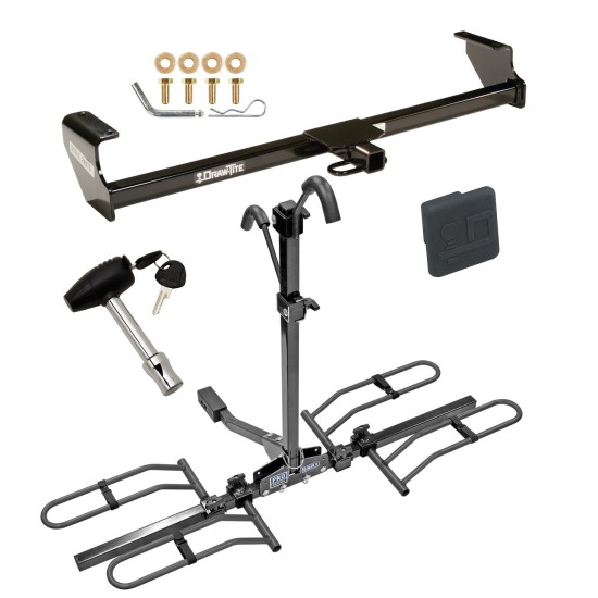 Custom Fit Trailer Hitch2 Bike Carrier Rail Rack Security Lock Pin Rubber Hitch Plug Cover Installation Hardware Installation Instructions 24673 63134 580407 2211 Draw-Tite Trailer Tow Hitch 99-06 Suzuki Vitara Grand Vitara XL-7 Chevy Tracker Platform St Trailer Tow Hitch For 99-06 Suzuki Vitara Grand Vitara XL-7 Chevy Tracker Platform Style 2 Bike Rack w/ Hitch Lock and Cover