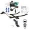 Trailer Tow Hitch For 98-10 Volkswagen Beetle Golf Complete Package w/ Wiring Draw Bar and 2" Ball