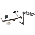 Custom Fit Trailer Hitch3 Bike Carrier Security Lock Pin Rubber Hitch Plug Cover Installation Hardware Installation Instructions 24715 1393100G 580407 2211 Draw-Tite Trailer Tow Hitch 4 Bike Rack 97-04 Toyota Camry 99-03 Solara tilt away adult or child Trailer Tow Hitch w/ 4 Bike Rack For 97-04 Toyota Camry 99-03 Solara tilt away adult or child arms fold down carrier w/ Lock and Cover