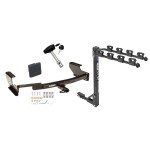 Custom Fit Trailer Hitch4 Bike Carrier Security Lock Pin Rubber Hitch Plug Cover Installation Hardware Installation Instructions 24734 1393100G 580407 2211 Draw-Tite Trailer Tow Hitch 4 Bike Rack 03-07 Saturn Ion Except Redline and w/2.4 Liter Engine ti Trailer Tow Hitch w/ 4 Bike Rack For 03-07 Saturn Ion Except Redline and w/2.4 Liter Engine tilt away adult or child arms fold down carrier w/ Lock and Cover