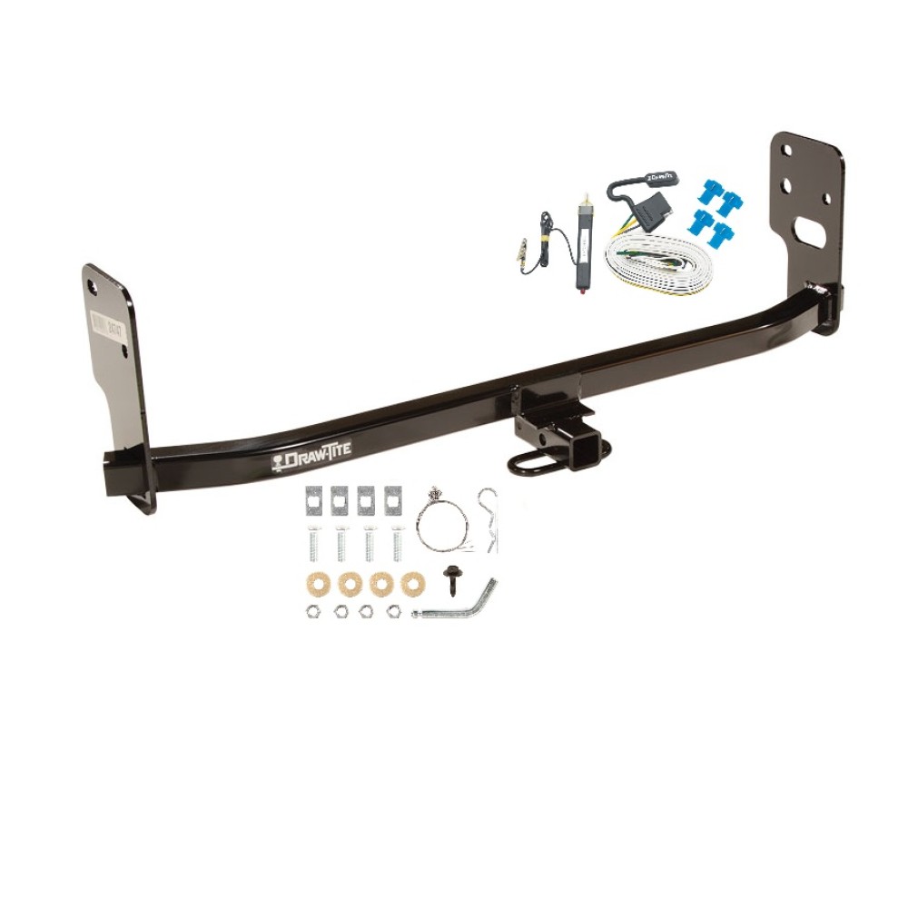 Custom Fit Trailer Hitch Wiring Harness (Requires Splicing) Installation Hardware Installation Instructions 24747 20252 Draw-Tite 05-09 Mustang Trailer Hitch Tow Receiver Wiring Harness Kit 05 06 07 08 09 2005 2006 2007 2008 2009 05-09 Ford Mustang Trailer Hitch Tow Receiver w/ Wiring Harness Kit