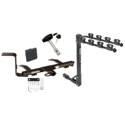 Trailer Tow Hitch w/ 4 Bike Rack For 99-09 Volkswagen Jetta Sedan City tilt away adult or child arms fold down carrier w/ Lock and Cover Trailer Tow Hitch w/ 4 Bike Rack For 99-09 Volkswagen Jetta Sedan City tilt away adult or child arms fold down carrier w/ Lock and Cover