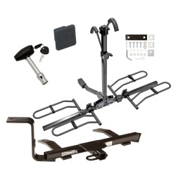 Trailer Tow Hitch For 99-09 Volkswagen Jetta Sedan City Platform Style 2 Bike Rack w/ Hitch Lock and Cover Trailer Tow Hitch For 99-09 Volkswagen Jetta Sedan City Platform Style 2 Bike Rack w/ Hitch Lock and Cover