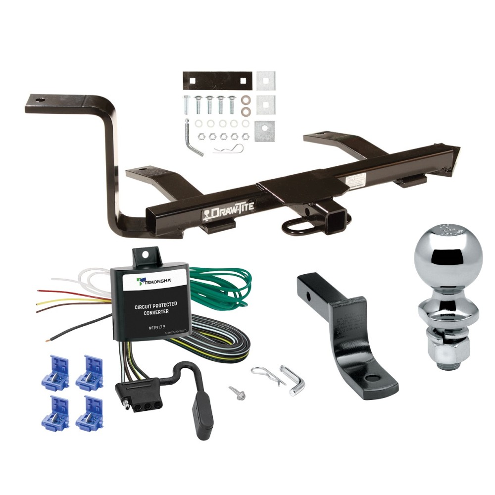 Custom Fit Trailer Hitch Draw-Bar w/ Pin/Clip Wiring Harness (Requires Splicing) 1-7/8" Chrome Ball Installation Hardware Installation Instructions 247480 119178 63810 Draw-Tite Trailer Tow Hitch 99-09 Volkswagen Jetta Sedan City Complete Package Wi Trailer Tow Hitch For 99-09 Volkswagen Jetta Sedan City Complete Package w/ Wiring Draw Bar and 1-7/8" Ball