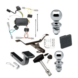 Trailer Tow Hitch For 04-08 Acura TL Deluxe Package Wiring 2" and 1-7/8" Ball and Lock