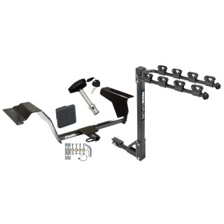 Custom Fit Trailer Hitch4 Bike Carrier Security Lock Pin Rubber Hitch Plug Cover Installation Hardware Installation Instructions 24756 1393100G 580407 2211 Draw-Tite Trailer Tow Hitch 4 Bike Rack 05-10 Chevy Cobalt HHR Pontiac G5 GT Saturn Ion 3 Red Lin Trailer Tow Hitch w/ 4 Bike Rack For 05-10 Chevy Cobalt HHR Pontiac G5 GT Saturn Ion 3 Red Line tilt away adult or child arms fold down carrier w/ Lock and Cover