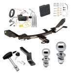 Custom Fit Trailer Hitch Draw-Bar w/ Pin/Clip Wiring Harness (Plug & Play) 1-7/8" and 2" Chrome Ball Security Lock Pin Rubber Hitch Plug Cover Installation Hardware Installation Instructions 247750 118405 63820 63810 580407 2211 Draw-Tite T Trailer Tow Hitch For 03-08 Mazda 6 Deluxe Package Wiring 2" and 1-7/8" Ball and Lock